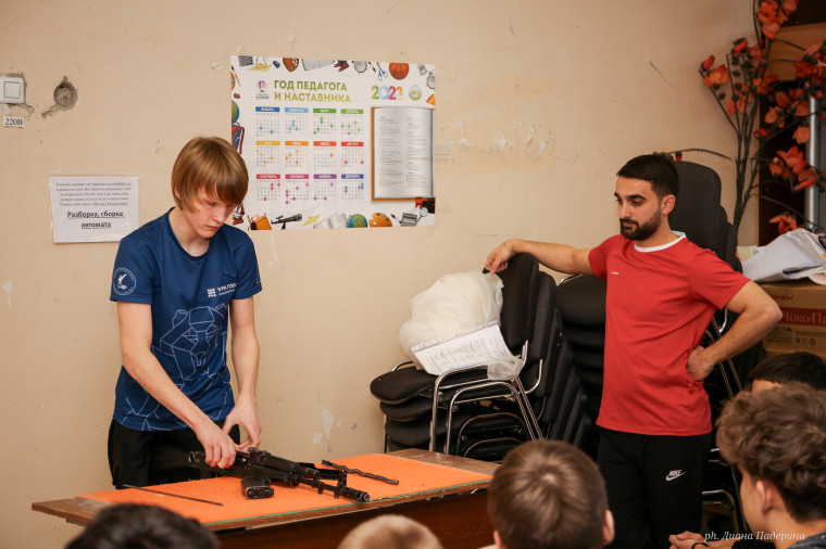 Квест в рамках работы спортивного клуба имени Юрия Солдатова среди учащихся 8-х классов.